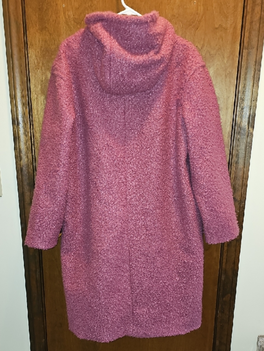 a new day Pink Hooded Teddy Coat - Picture 4 of 4